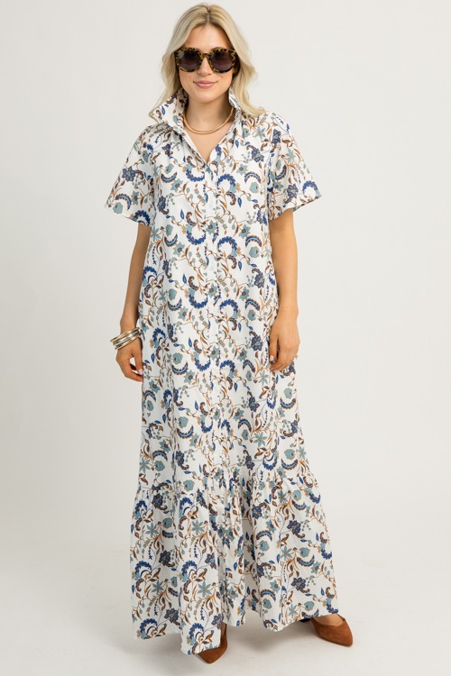 Floral Button Down Maxi, Off White - 1119-26.jpg