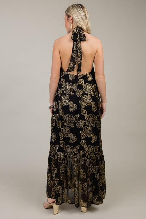 Metallic Floral Halter Maxi,Blk - 1119-48.jpg