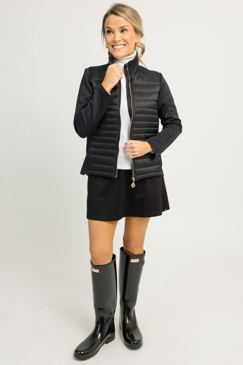 Gold Zip Puffer Jacket, Black - 1119-79.jpg