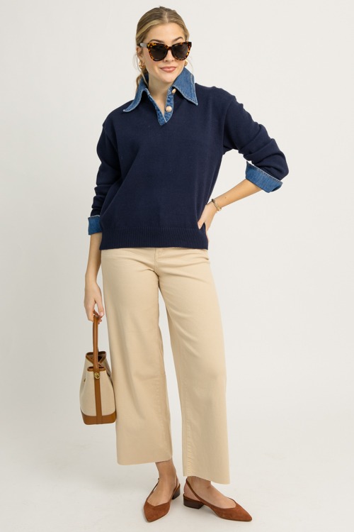 Denim Contrast Sweater, Navy - 1119-90.jpg