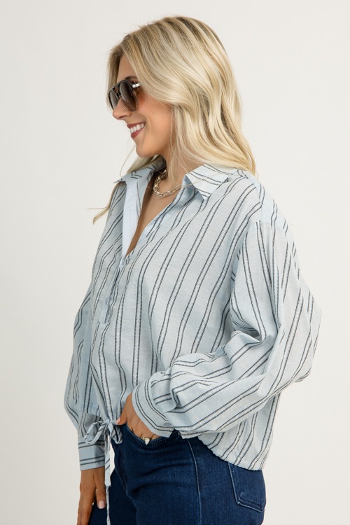 Draw Hem Stripe Shirt - 1119-97.jpg