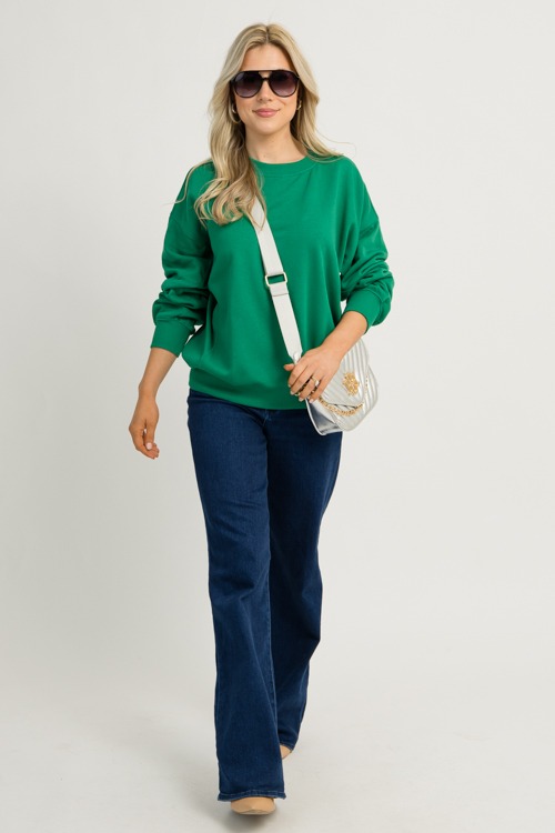 Weekend Pullover, Dark Kelly Green - 1120-110p.jpg