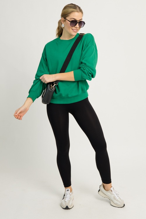 Weekend Pullover, Dark Kelly Green - 1120-111h.jpg