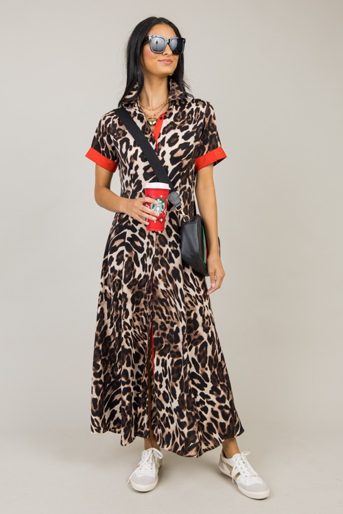 Scarlet Leopard Maxi