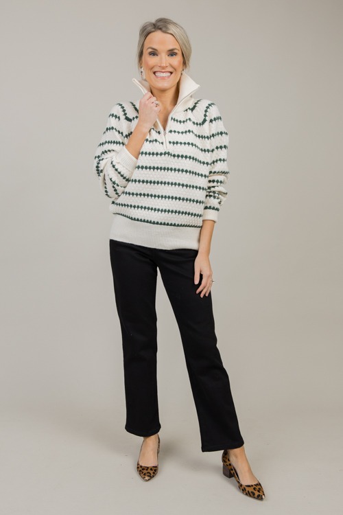 Stripe Zip Sweater, Hunter Gree - 1120-48.jpg