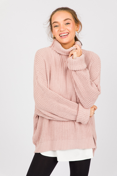 Lilith Sweater, Dusty Pink