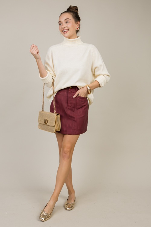 Burgundy Leather Mini Skirt - 1121-89.jpg