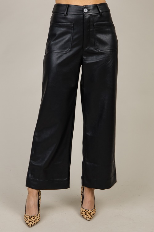 Patch Pocket Leather Pants, Blk - 1121-9.jpg