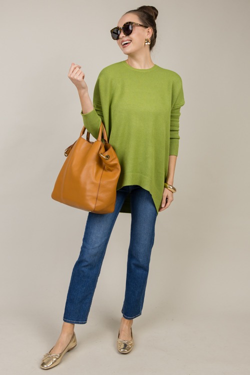 Dip Hem Sweater, Olive Green - 1121-94.jpg