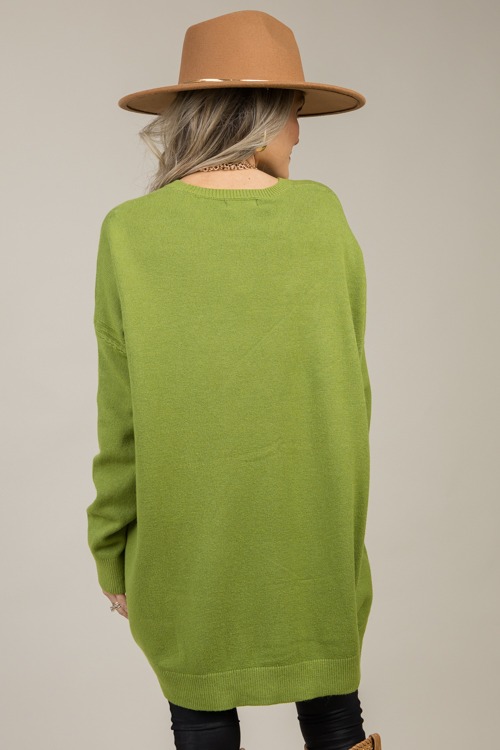 Dip Hem Sweater, Olive Green - 1121-98.jpg