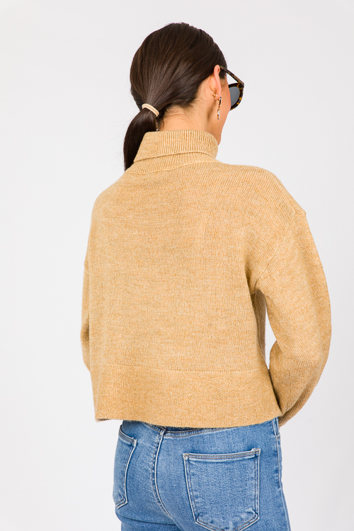 Cadence Crop Sweater, Taupe