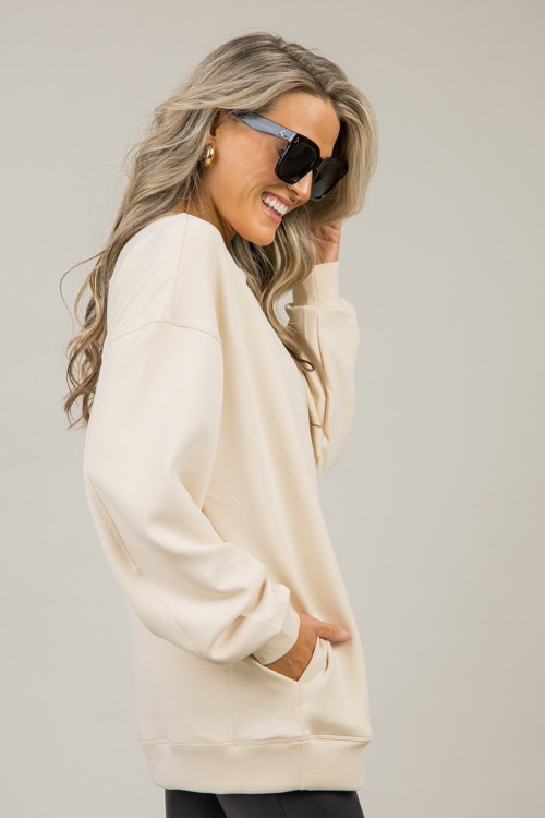 Oversized Creamy Crew Neck, Oat - 1122-165p.jpg