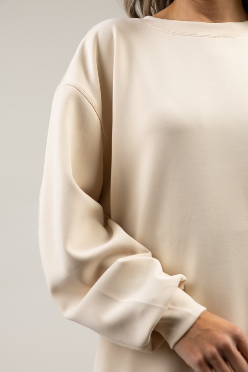 Oversized Creamy Crew Neck, Oat - 1122-169.jpg