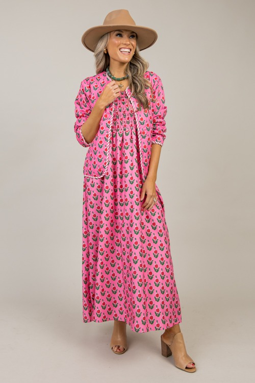 Smock Talk Floral Midi, Pink - 1122-177p.jpg