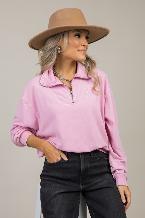 Taylor Half Zip, Rose Pink - 1122-41h.jpg