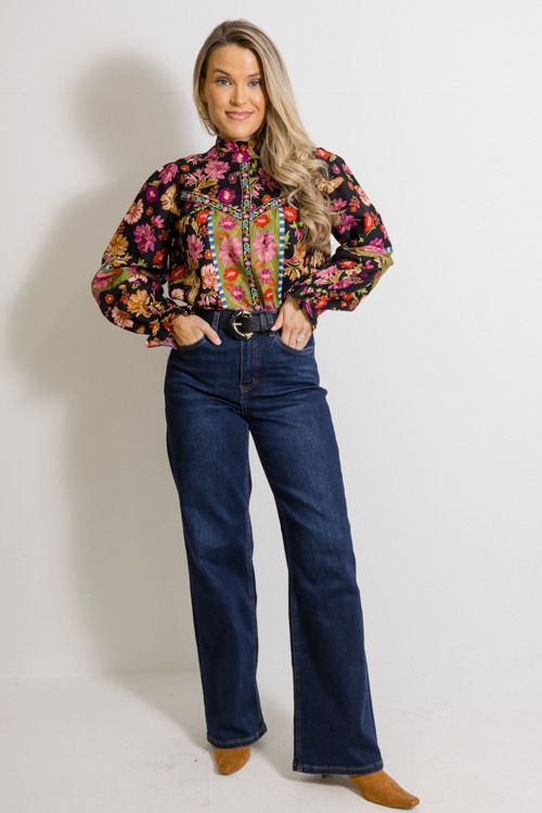Fannon Floral Blouse, Black Multi - 1125-102p.jpg