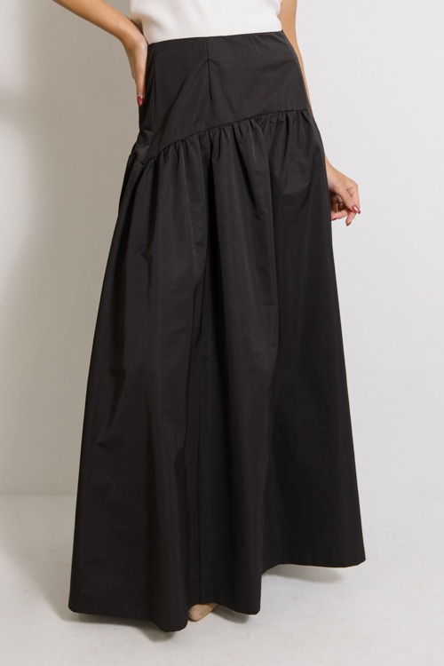 Fit and Flare Maxi Skirt, Black - 1125-110p.jpg