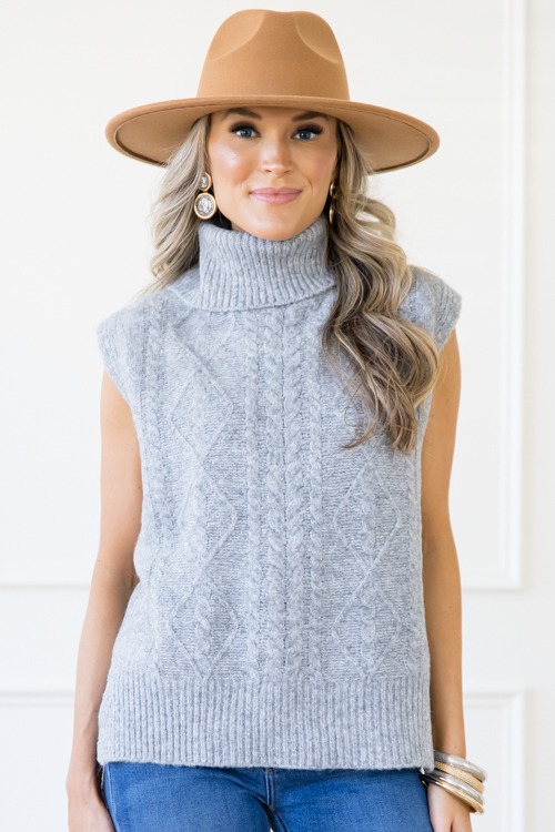 Turtleneck Sweater Vest, Grey - 1125-112h.jpg