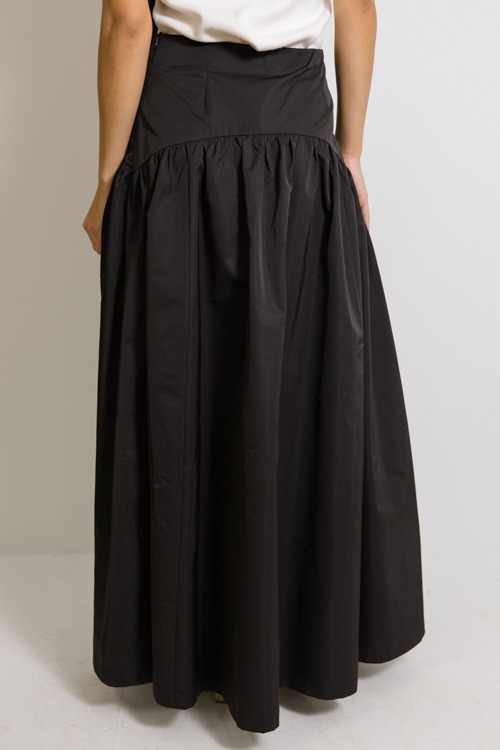 Fit and Flare Maxi Skirt, Black - 1125-117.jpg
