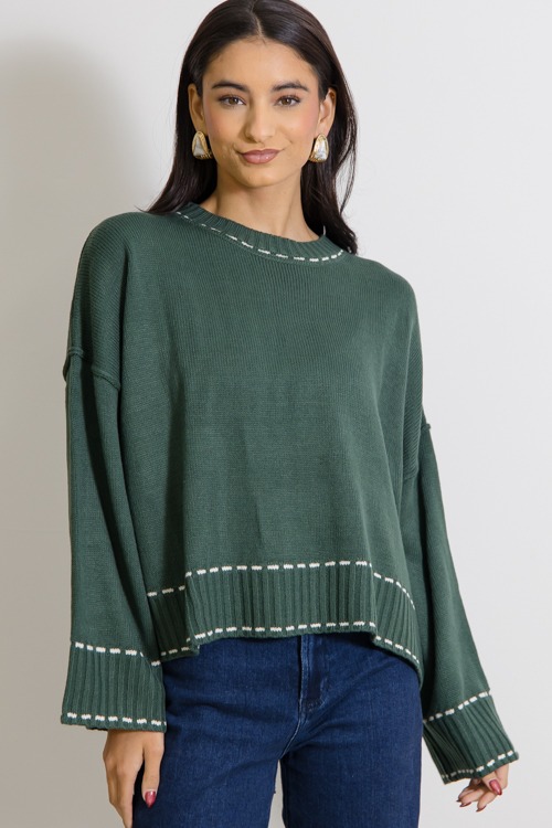 Dotted Line Sweater, Green - 1125-123.jpg