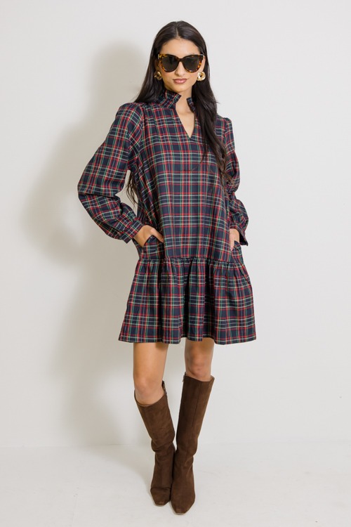 Tess Tartan Dress, Navy - 1125-31 - Copy.jpg