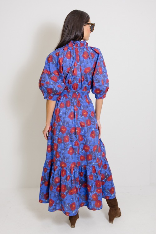 Floral Smock Waist Maxi, Midnight - 1125-4.jpg