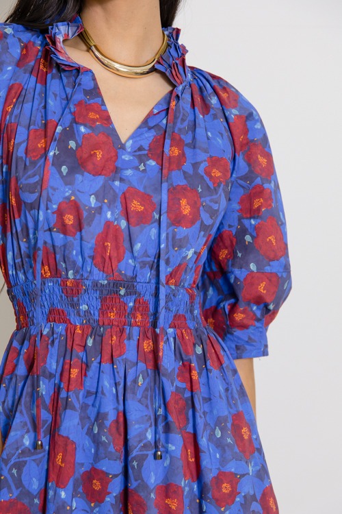 Floral Smock Waist Maxi, Midnight - 1125-5.jpg