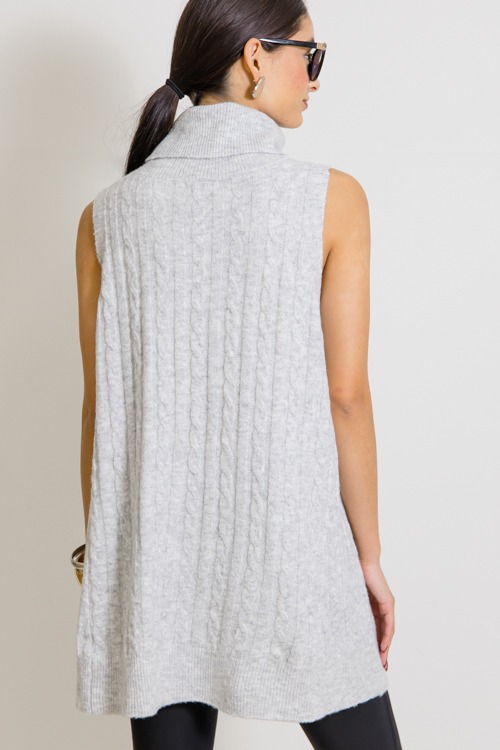 Cable Knit Sweater Tunic, H. Grey - 1125-66.jpg