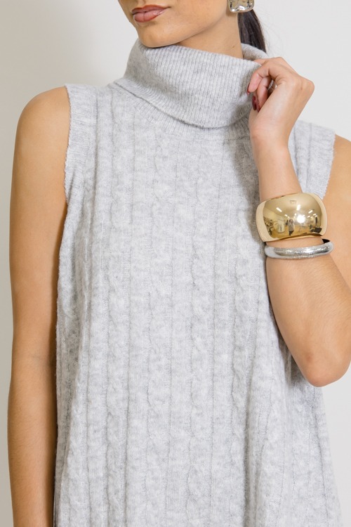 Cable Knit Sweater Tunic, H. Grey - 1125-67.jpg