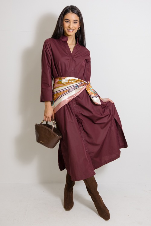 Tassel Printed Silky Scarf, Pink - 1125-69p.jpg