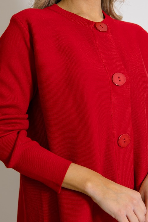 Button Front Cardigan, Red - 1125-77h.jpg