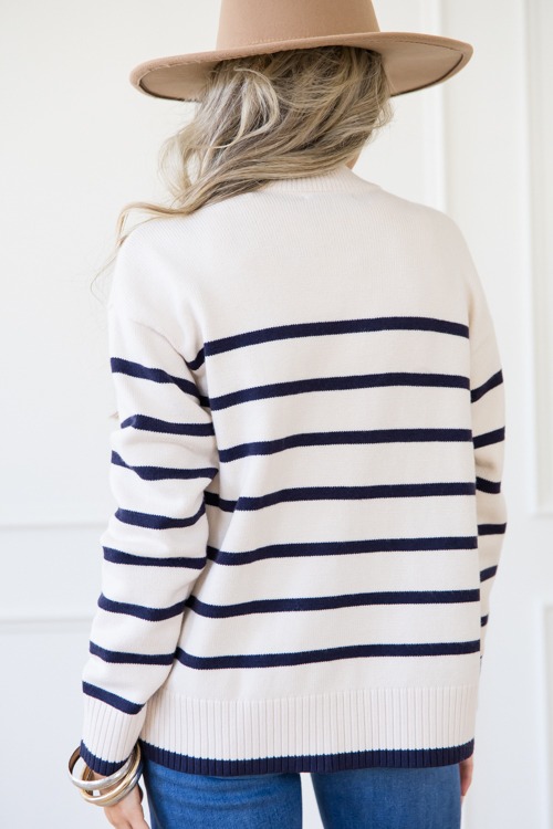 Stripe Zip Sweater Jacket, Ivory - 1125-80.jpg