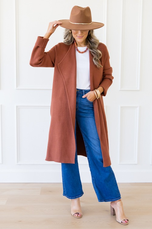 Drape Front Longline Cardi, Rust - 1125-93.jpg