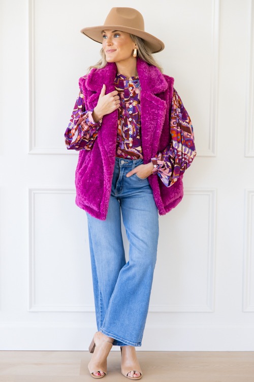 Maria Button Blouse, Purple Multi - 1127-128.jpg