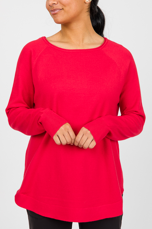 Lulu Sweater, Red