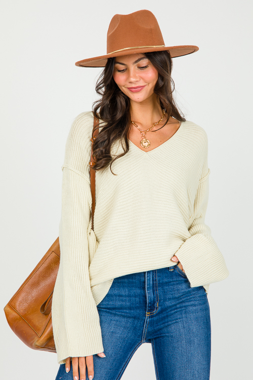 Drop Shoulder Oversize Sweater