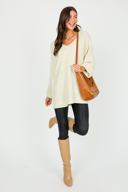 Drop Shoulder Oversize Sweater