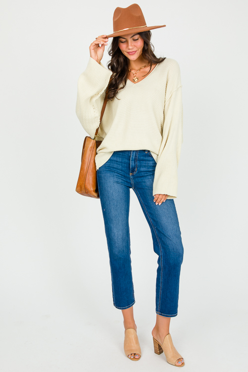 Drop Shoulder Oversize Sweater