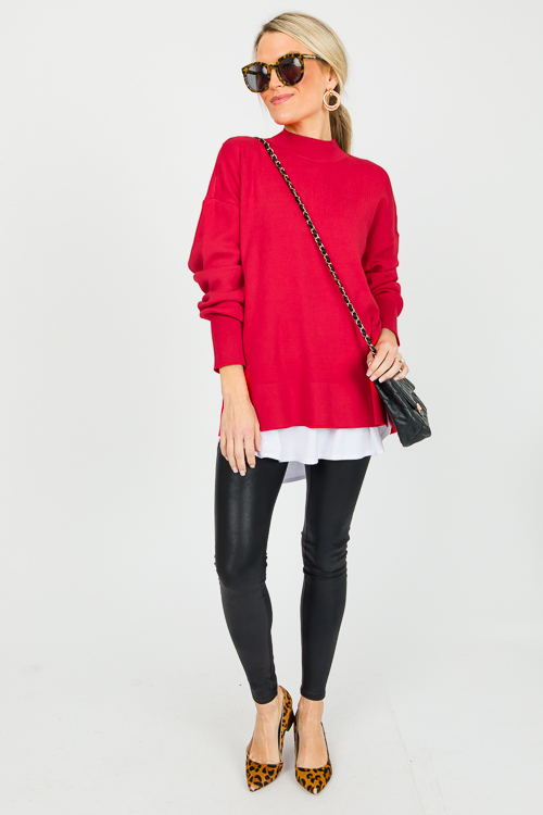 Tomato red outlet sweater