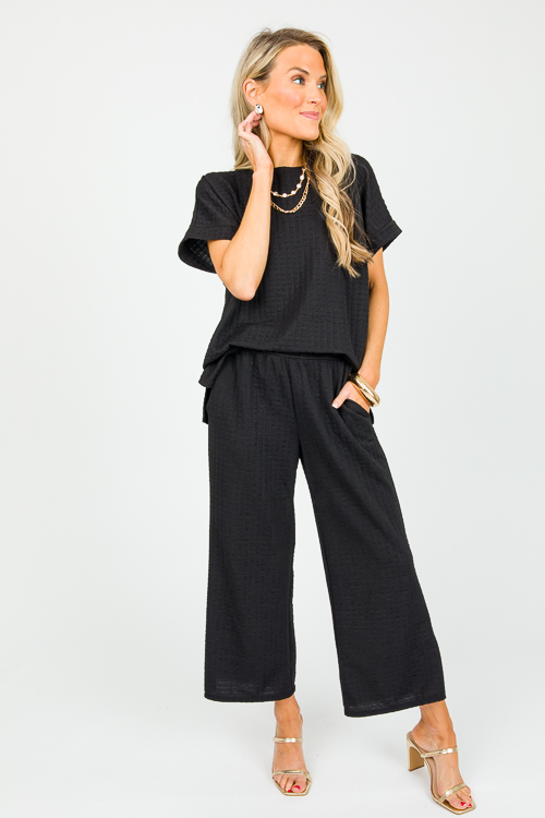 Taylor Textured Set, Black