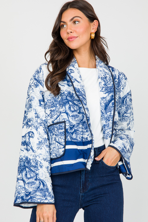Jungle Toile Quilted Jacket