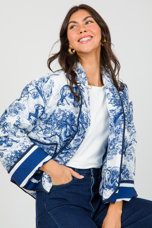 Jungle Toile Quilted Jacket