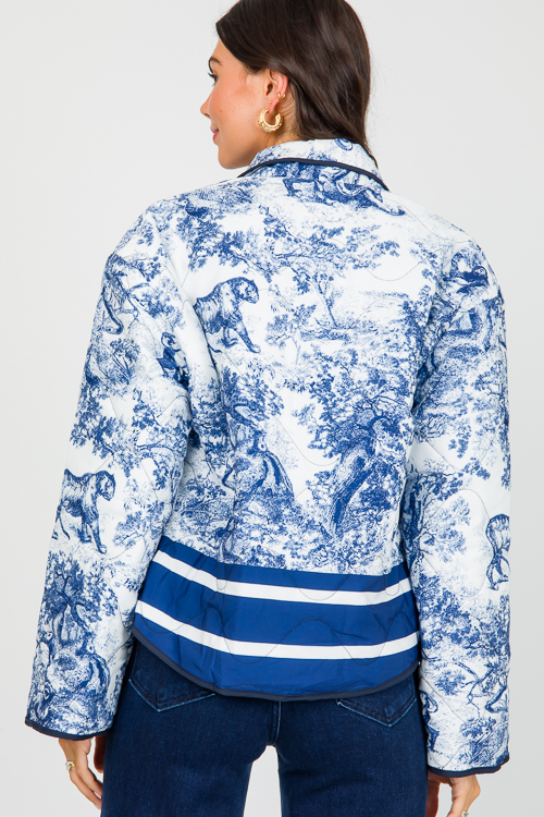 Jungle Toile Quilted Jacket