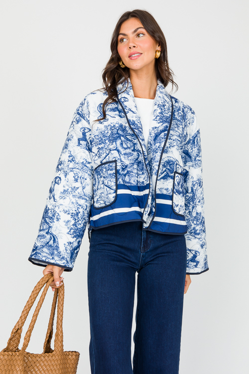 Jungle Toile Quilted Jacket