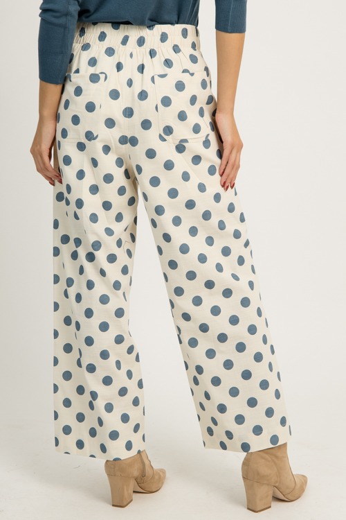 Polka Dot Pocket Pants, Blue (MONDAY NEW ARRIVAL) - 1201-105.jpg