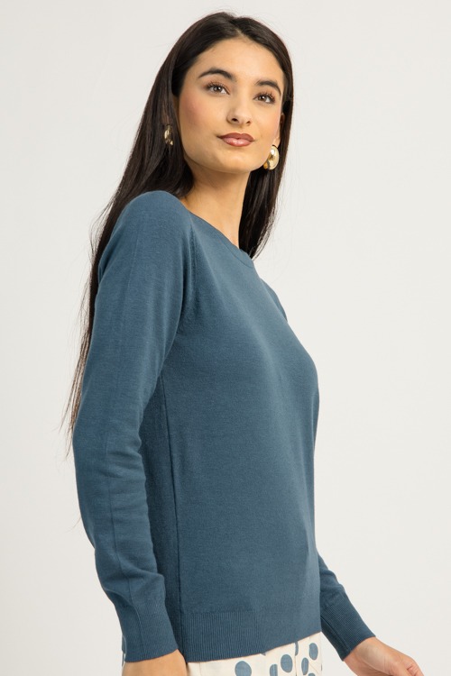 Perfect Basic Sweater, Teal (MONDAY NEW ARRIVAL) - 1201-111.jpg