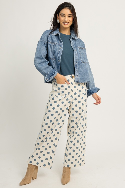Polka Dot Pocket Pants, Blue (MONDAY NEW ARRIVAL) - 1201-114.jpg