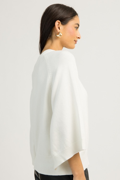 Raglan Sleeve Sweater, Cream (MONDAY NEW ARRIVAL) - 1201-150.jpg