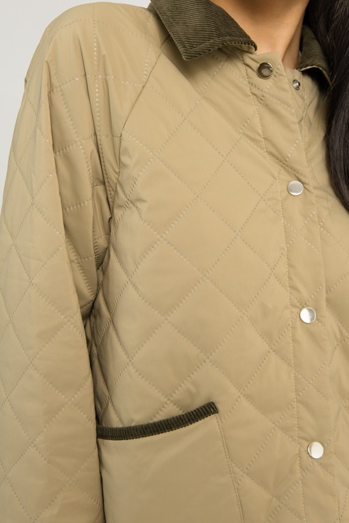 Ophelia Quilted Jacket, Olive (MONDAY NEW ARRIVAL) - 1201-16.jpg