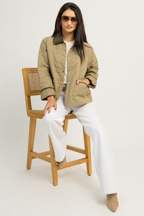 Ophelia Quilted Jacket, Olive (MONDAY NEW ARRIVAL) - 1201-17.jpg